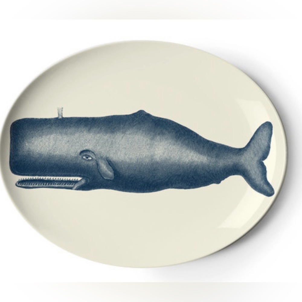 Thomas Paul Scrimshaw Moby Whale Platter
